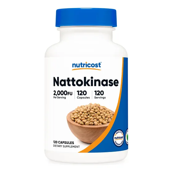 Suplemento Nutricost Nattokinase 2,000fu 120 Cápsulas