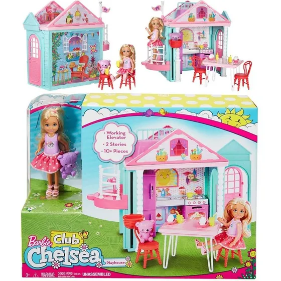 Barbie Casita De Chelsea Casa Muñecas Con Accesorios  Mattel