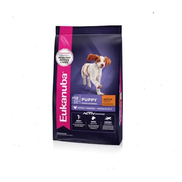 Alimento Eukanuba Small Breed Puppy Small para perros cachorro de raza mediana sabor mix de 3 kg