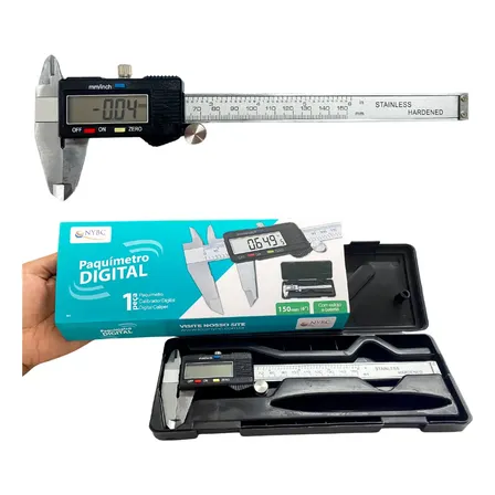 Paquímetro Digital Nybc Paquímetro Digital Paquímetro Digital 150mm Inox 0mm-150mm