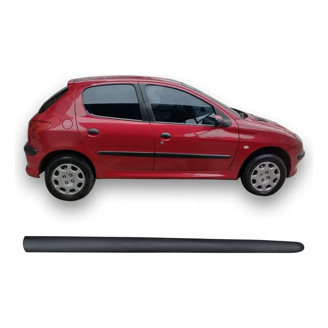 Bagueta Puerta Trasera Peugeot 207 5p 2008/2017 Negra