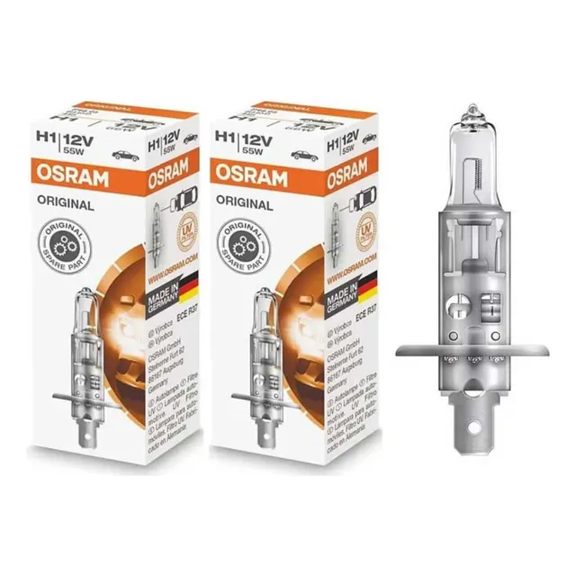 Bombillos Osram X2 Estándar Carro H1  12v  55w  P14,5s