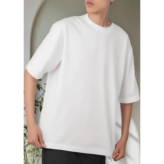 Remera Blanca Oversize - Unisex - Aesthetic - Moda Tendencia
