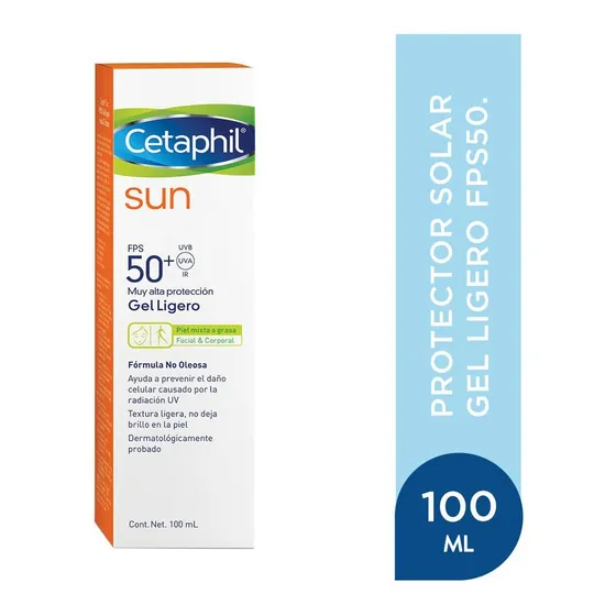 Cetaphil Protector Solar Gel Ligero Fps50+ 100ml