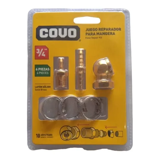 Kit Reparador Para Manguera De Compresor Media 1/4 Covo