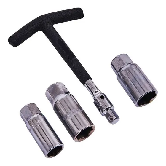 Llave En T Saca Bujias 3/8 Mas Copa 16mm 18mm Y 21mm