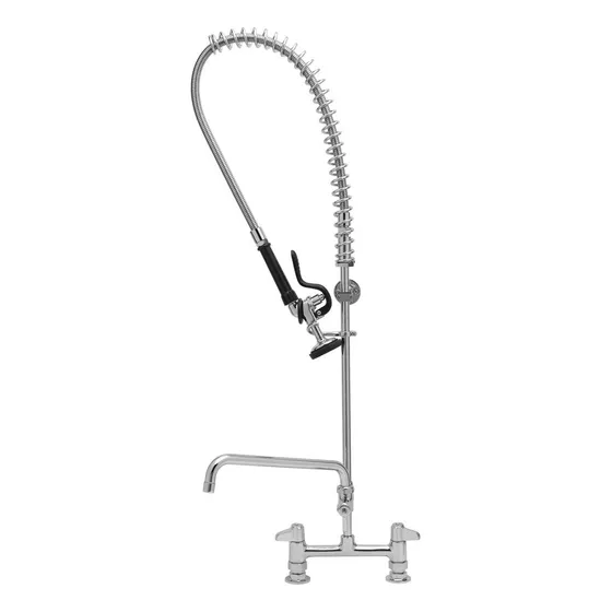 Brass Pre-rinse Centro Montaje Cubierta Grifo Add-on