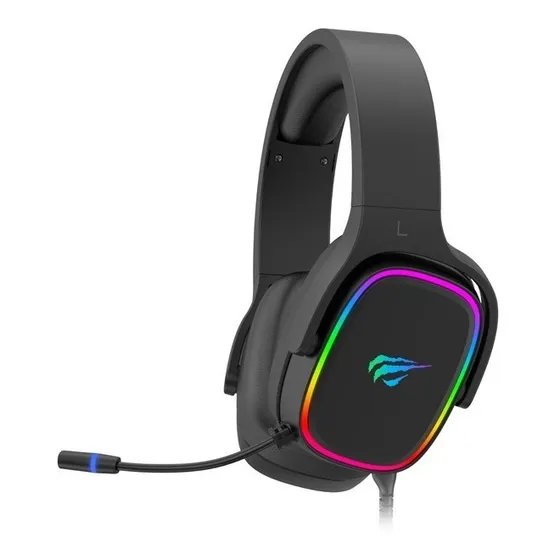 Headset Gamer Havit H2029u - Preto + Rgb Usb 7.1