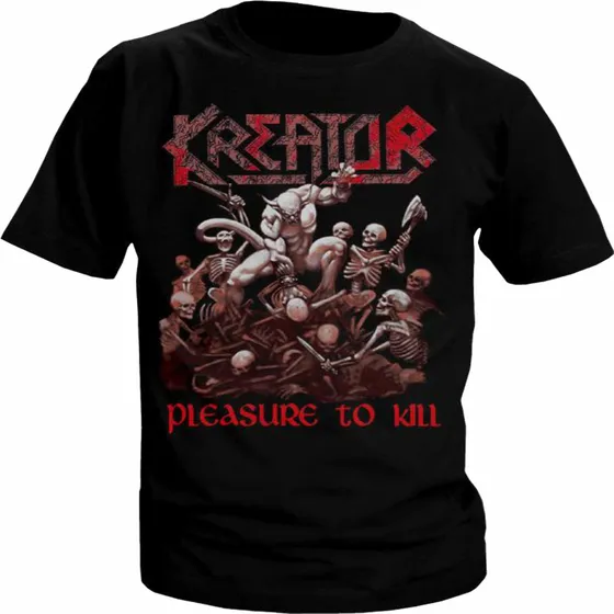 Camiseta Kreator Pleasure To Kill Frete Gratis