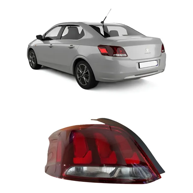 Farol Trasero Izquierdo Para Peugeot 301 2018-2022 C/placa