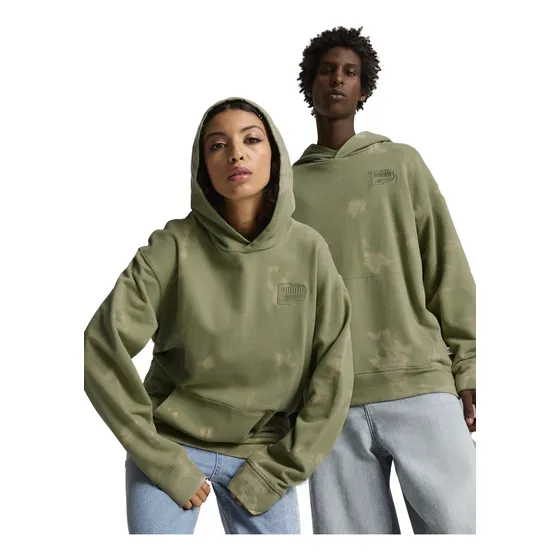 Buzo Puma Downtown Sportstyle Unisex Moda Verde
