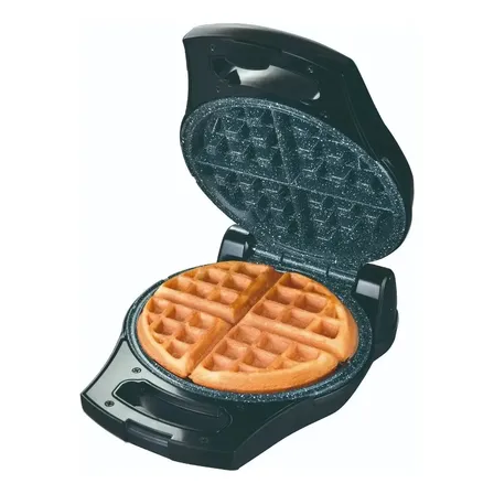 Maquina Para Waffles Waffle Maker Ceramica Blanik Bwm032 Negro
