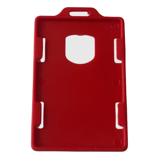 Portacarnet Credencial Vertical Plastico + Gancho 25 Und