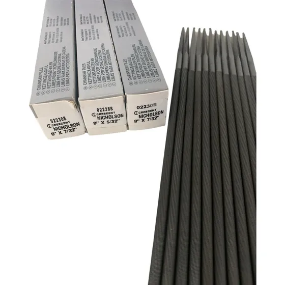 Caixa Com 12 Limas Redonda Afiar Motosserra 8x5/32 Nicholson