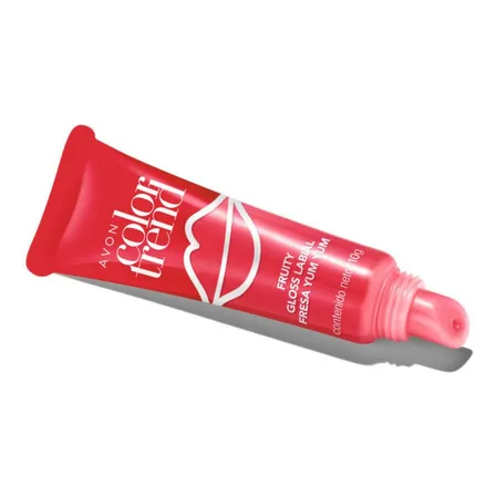 Avon Color Trend Brillo Labial Glossy 10grs Acabado Translucidos/ Gloss Color Fresa