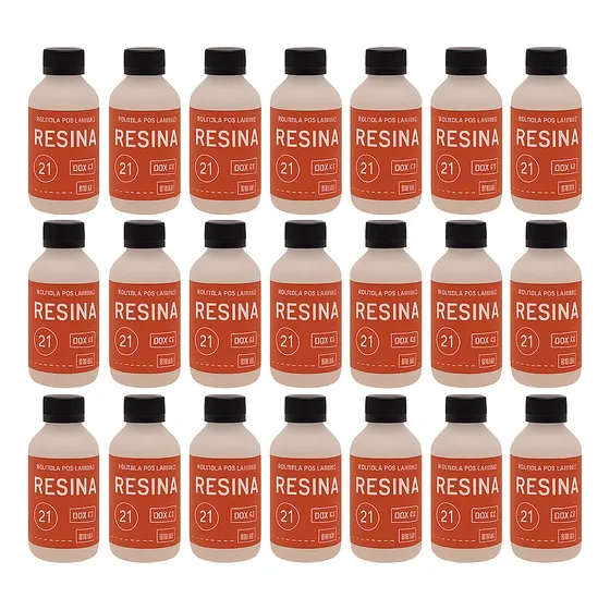 Resina Película Box21 Pós-lavagem 500ml 24un Caixa Fechada