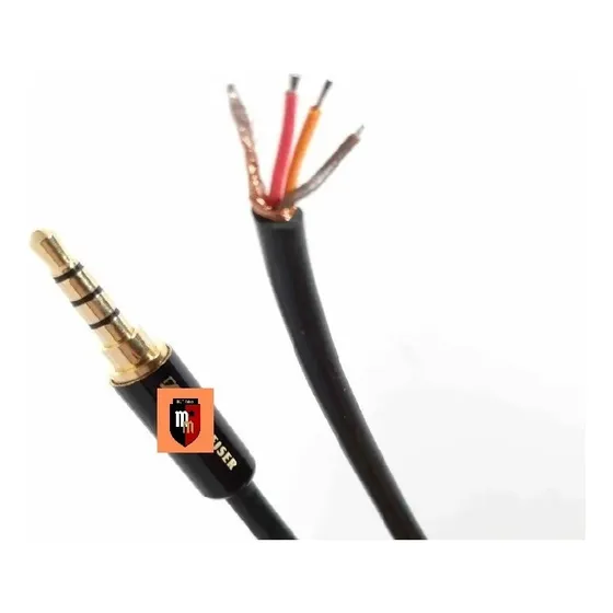 Cabo Headset Gamer Reparo 1 Plug P3 P2 4 Vias Celular