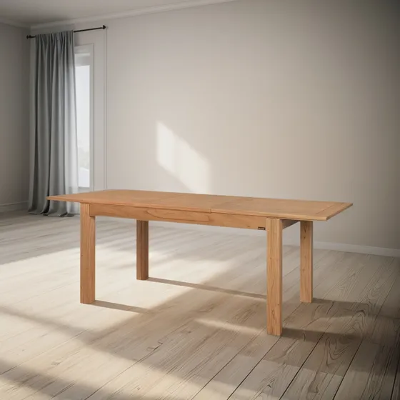 Mesa Madera Extensible Paraiso 155 X 90cm A 215 X 90 Genoud 