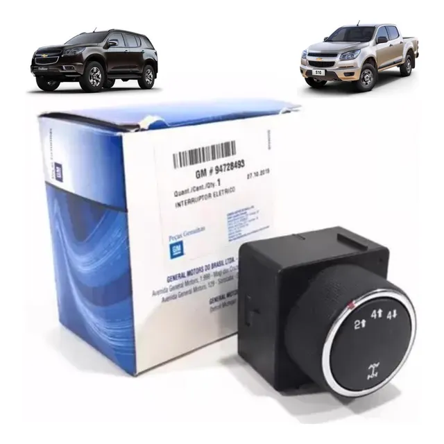 Botao Controle Tracao 4x4 S10 Nova 2.8 2012/2016 Original Gm