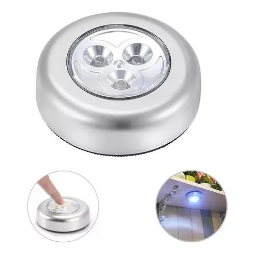 Luz Led Touch Lampara Para Placares Armario Auto Emergencias