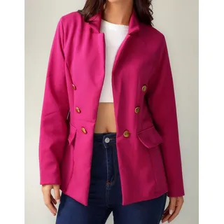 Blazer Feminino Alfaiataria Max Acinturado Com BotÔes Social Blazer Feminino Alfaiataria Max Acinturado Com BotÔes Social