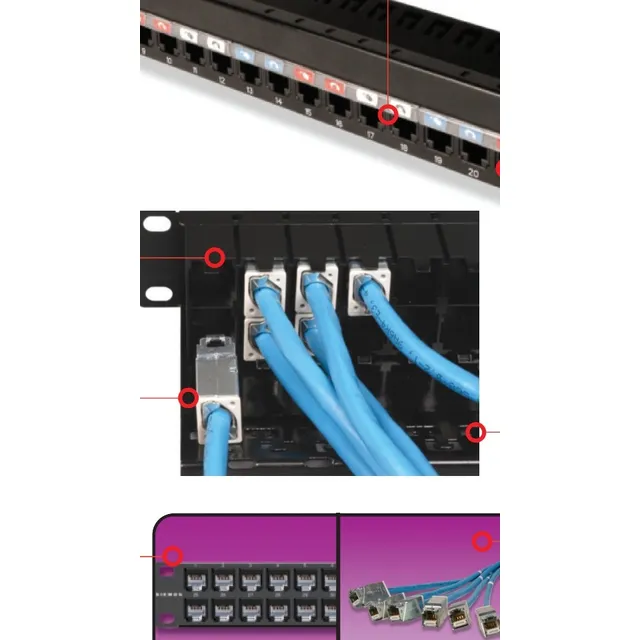 2 Conectores Cat 6a Para Panel z6as-pnlx-u48e  y z6as-pnl