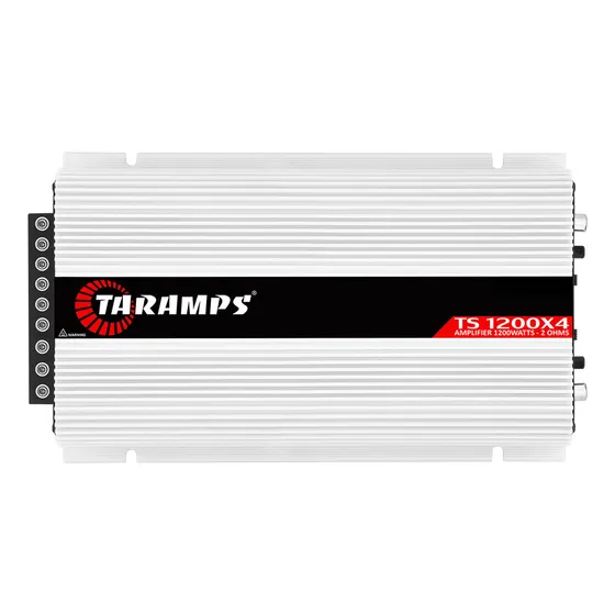 Modulo Taramps Ts1200x4 1200 Rms Ts 1200x4 2 Ohms Amplificador 1200w Entrada Rca E Fio T1200 4 Canais Stereo Som 1200 Watts Estereo Automotivo Potencia Para Carro Moto Caminhonete