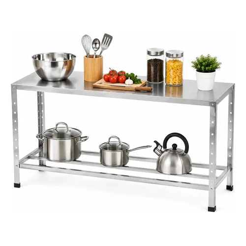 Mesa Baronesa 180x70 Cozinha Industrial Inox Desmontável