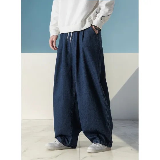 2025 Pantalones Vaqueros De Pierna Ancha For Hombre,