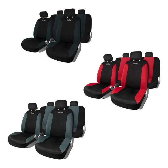Fundas Cubre Asientos Läufer 11 Piezas Auto 2mm Espuma Unive