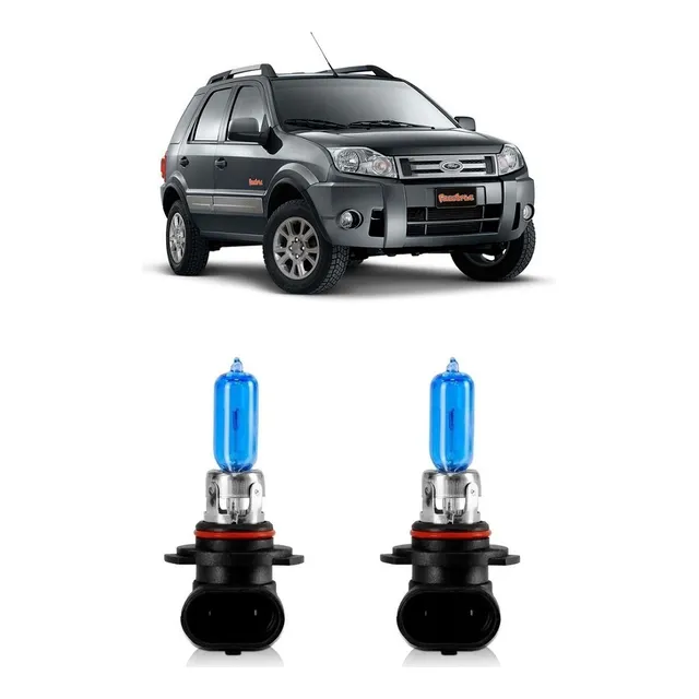 2 Lampada Super Branca 8500k Farol Milha Ecosport 2003 A 12