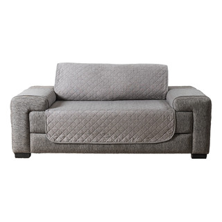 Protector De Sillon Loveseat Gris Doble Vista Vianney Protector De Sillon Loveseat Gris Doble Vista Vianney
