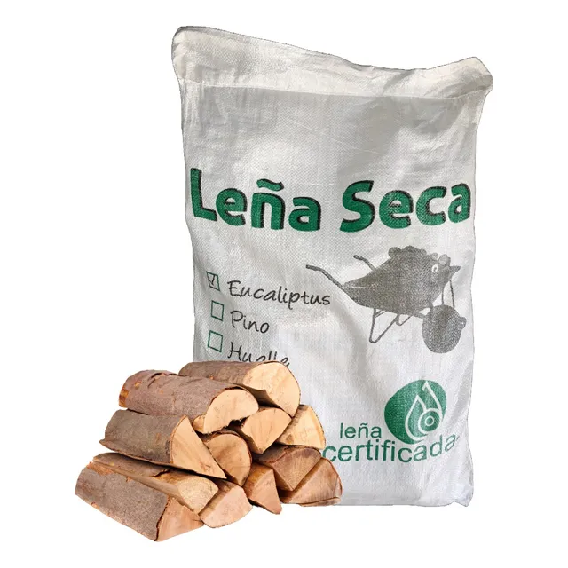 Leña Premium Eucalipto Seco Certificado 20 Kg.