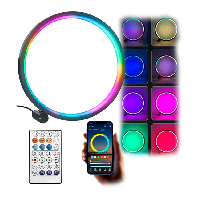 Aro Led Rgb Escritorio Gamer Celular Inalambrico Calidad Ax®