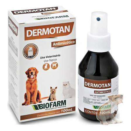 Remedio Contra Queda De Pelo Cachorro Dermotan 100ml Remedio Contra Queda De Pelo Cachorro Dermotan 100ml