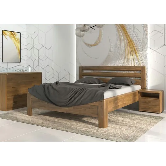 Cama Matrimonial Madera De Cedro O Pardillo Juego De Cuarto