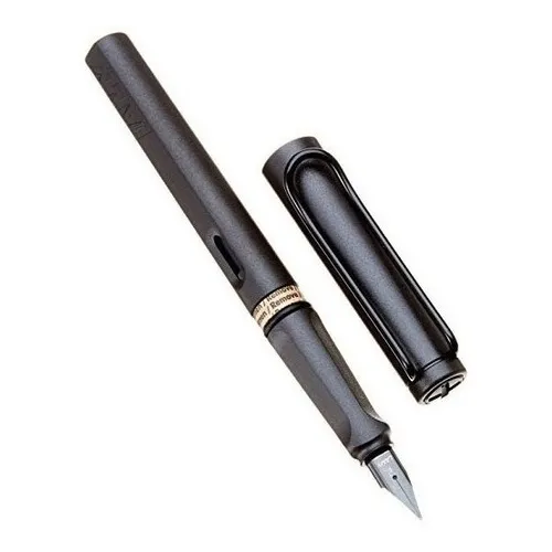 Pluma Estilográfica Lamy Safari Umbra Color Negra De Tinta Azul