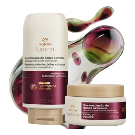 Kit Tratamiento Capilar Reconstrucción Lumina De Natura