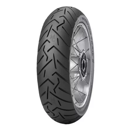 Pneu traseiro para moto Pirelli Scorpion Trail II sem câmara de 170/60 R17 V 72 x 1 unidade