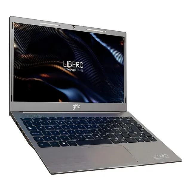 Laptop Ghia Libero 14 1366x768 Hd Celeron N4020c 8gb, 512gb Color Gris
