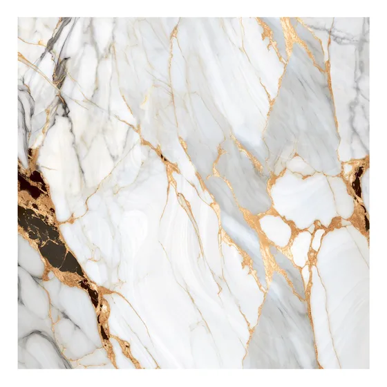 Porcelánico Damasco Simil Carrara Arabescato 82x82 Pulido