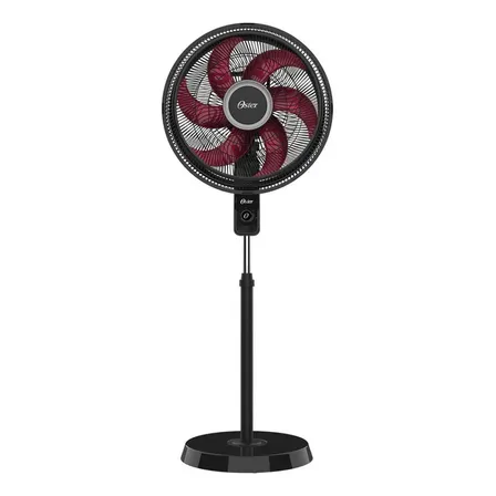 Ventilador de Coluna Oster Power Fresh 40cm 220V OVTR881 Preto/Vermelho