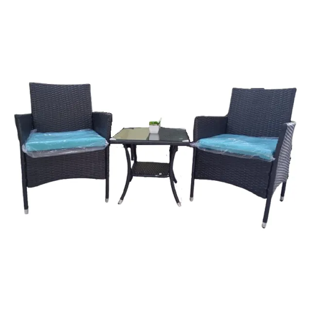 Juego Muebles Patio Tejidos Ratán Sintético