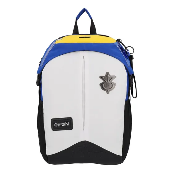 Mochila Dragon Ball Vegeta Premium Edition Color Blanco Diseño De La Tela Lisa
