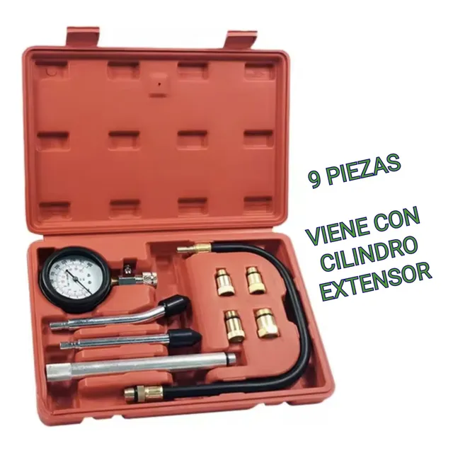 Medidor Presión De Cilindro Motor Gasolina Moto Com Presion