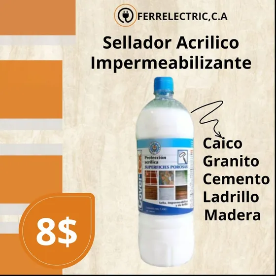 Sellador Acrílico Impermeabilizante Para Pisos Fachadas
