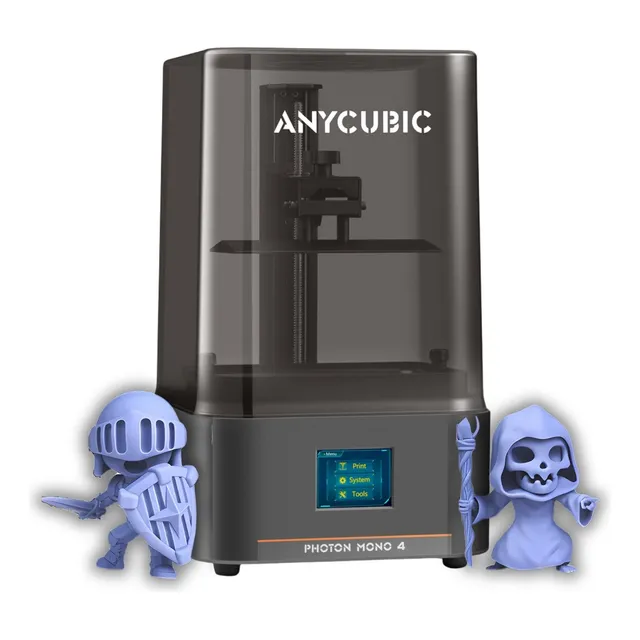 Impresora 3d Anycubic De Resina Photon Mono 4 Resolución 10k Pantalla de alta definición de 7" Tamaño 2,2 L