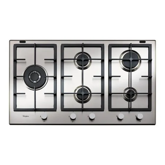 Anafe Whirlpool Gma9522ix Inox 5 Hornallas