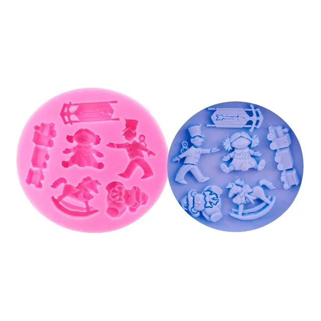 Moldes Silicon Baby Shower Para Fondant Chocolate Dulces