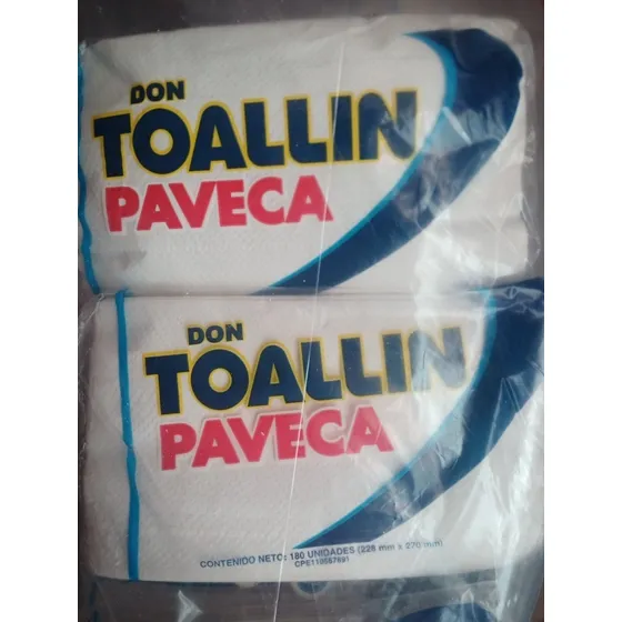 Toallin Intercalado 270mmx228mm Bulto 12x180